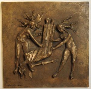 Orpheuszyklus- 9 der Tod des Orpheus .jpg